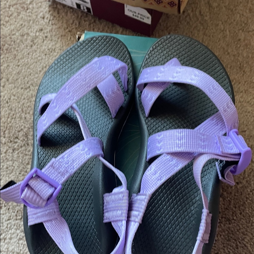 Chaco Women's Sandals - Purple and Gray - Picture 1 of 1